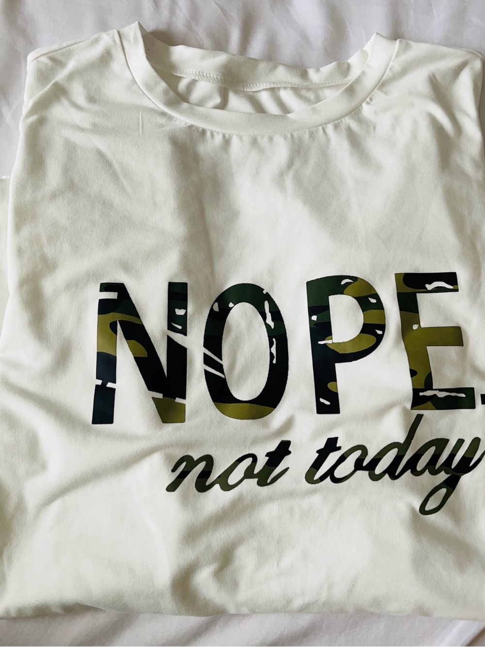 Adult Graphic Tee “Nope Not Today”